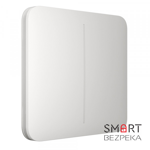 Вимикач Ajax LightSwitch 2-gang White двоклавішний