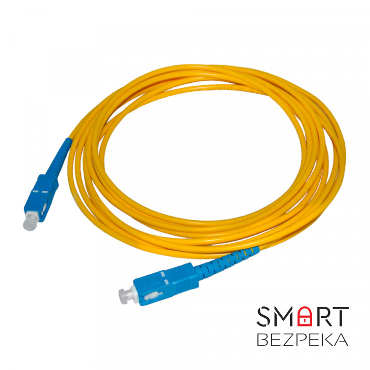 Патчкорд оптичний SC/UPC-SC/UPC SM simplex 3.00 LSZH 3м