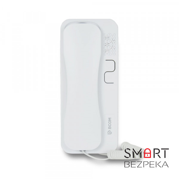 Аудіотрубка BCOM UKP-12 white для домофонів Vizit, Cyfral, Metakom, Eltis