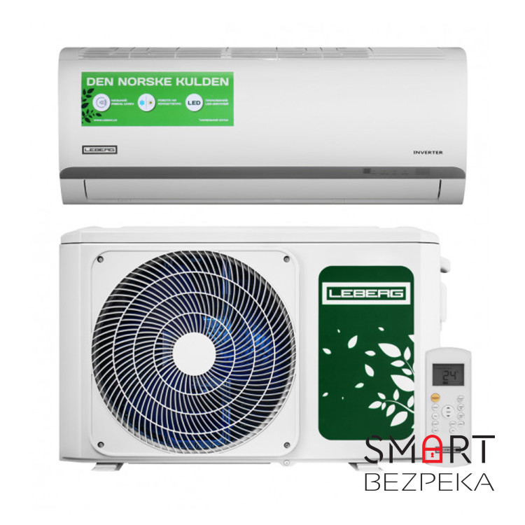 Кондиціонер Leberg Viking LBS-VKG12UA/LBU-VKG12UA інверторний, 35 м2, R410