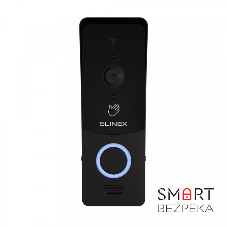 Видеопанель 2 Мп Slinex ML-20TLHD black с бесконтактной кнопкой вызова
