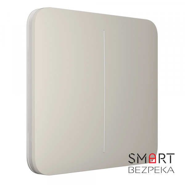 Вимикач Ajax LightSwitch 2-gang Oyster двоклавішний