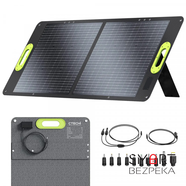 Портативна сонячна панель CTECHi SP-100