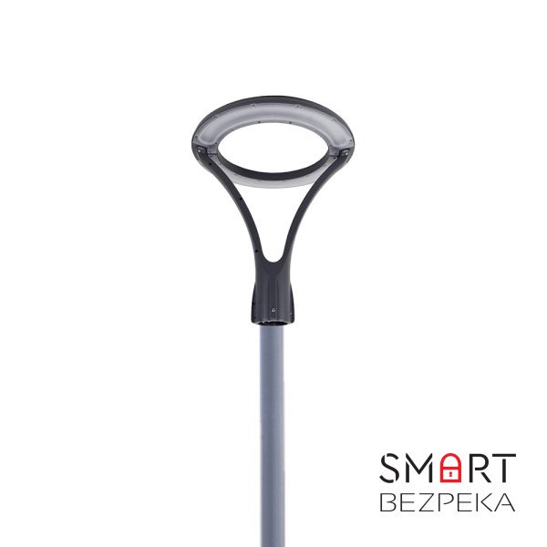 Комплект світильник світлодіодний парковий Lightwell LW-GL-50T + стовп парковий сірий 4м