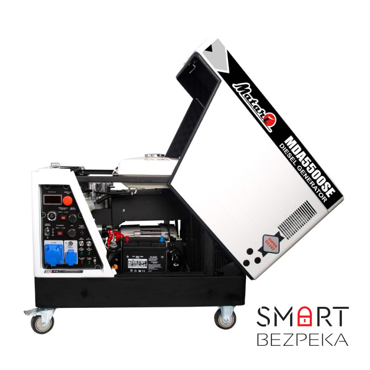 Дизельний генератор MATARI MDA5500SE максимальна потужність 5.5 кВт