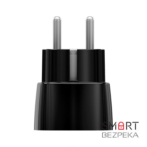 Радіокерована розумна розетка Ajax Socket black з лічильником енергоспоживання