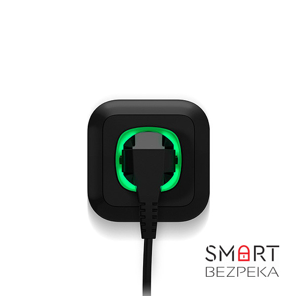 Радиоуправляемая умная розетка Ajax Socket black со счетчиком энергопотребления