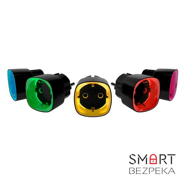 Радіокерована розумна розетка Ajax Socket black з лічильником енергоспоживання