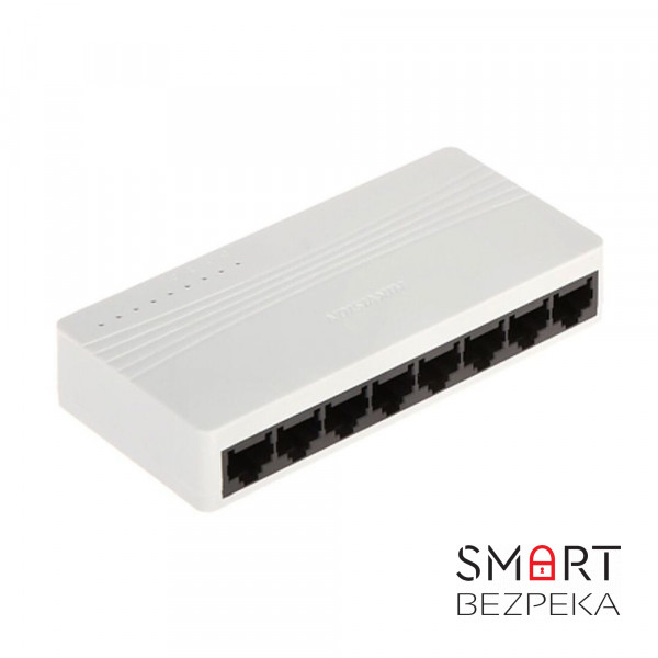 Мережевий коммутатор на 8 портів 100 Мбіт/с Hikvision DS-3E0108D-E