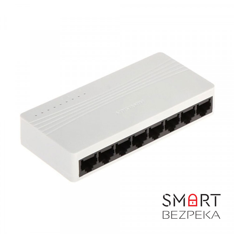 Мережевий коммутатор на 8 портів 100 Мбіт/с Hikvision DS-3E0108D-E