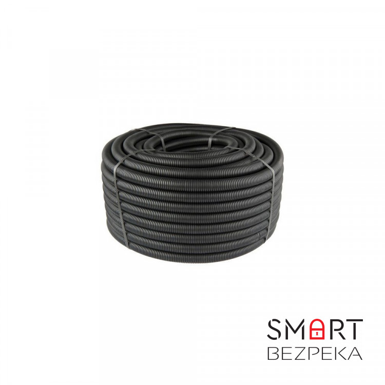 Металлорукав с протяжкой 220 TM d38 мм РЗ-ЦП изолированный черный (25 м)