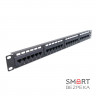 Патч-панель Hypernet 24 порта UTP кат. 5Е 19" PP-KUTP24-NM-CM с организатором кабеля