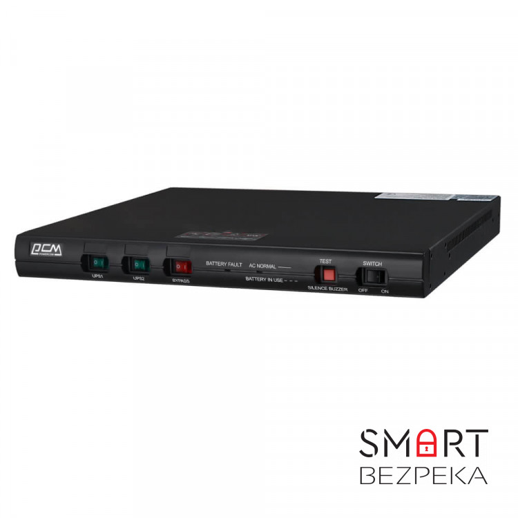 Джерело безперебійного живлення Powercom KIN-1000AP RM (1U) 1000ВА / 600Вт лінійно-інтерактивне
