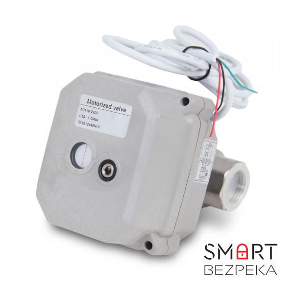 Кран кульовий з електроприводом YYD-1, 3/4", 220В, 10Вт, 40 бар