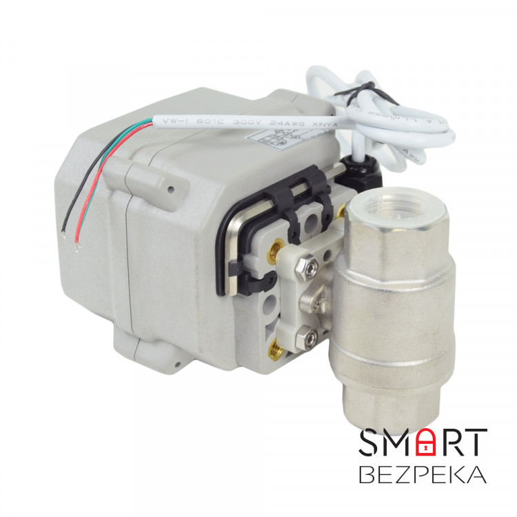 Кран кульовий з електроприводом YYD-1, 3/4", 220В, 10Вт, 40 бар