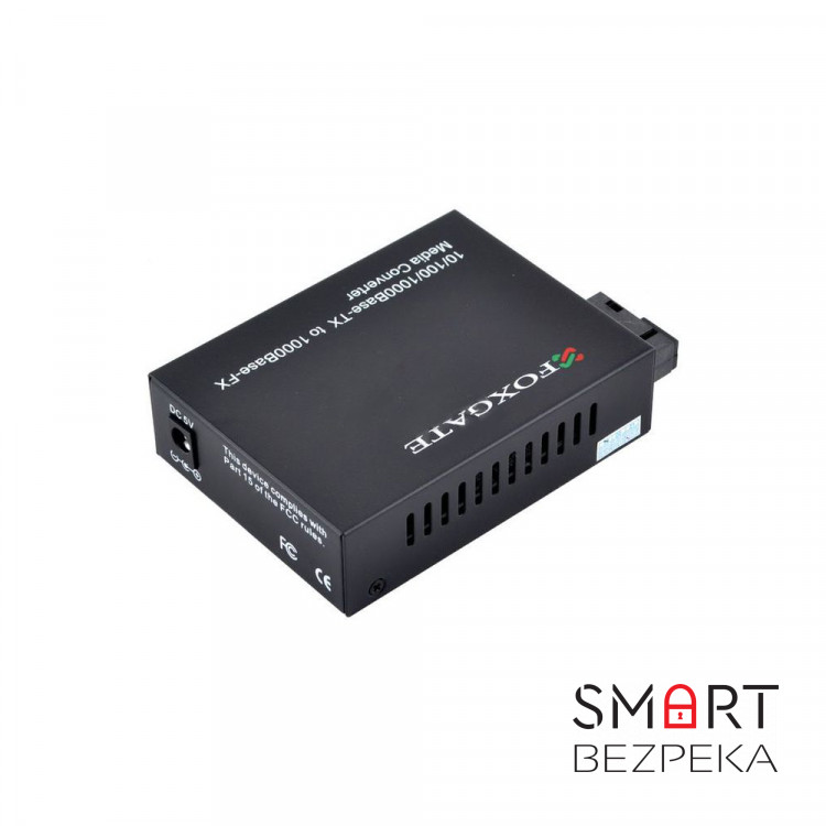Медиаконвертер FoxGate EC-Q-1G-1SM-1310nm-20 км