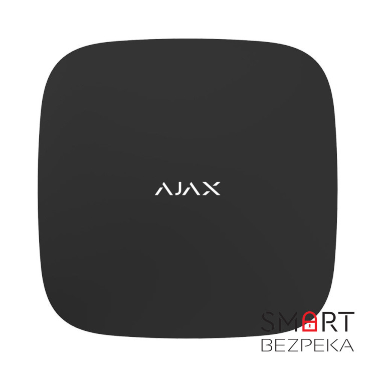 Комплект сигналізації та захисту від потопу Ajax StarterKit 2 Black + Ajax WaterStop 1/2" Black + у подарунок датчик затоплення Ajax LeaksProtect black