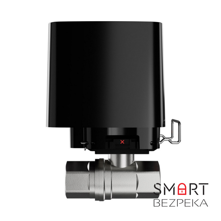 Комплект сигналізації та захисту від потопу Ajax StarterKit 2 Black + Ajax WaterStop 1/2" Black + у подарунок датчик затоплення Ajax LeaksProtect black