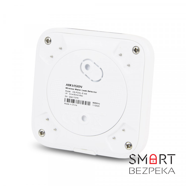 Бездротовий датчик затоплення Hikvision DS-PDWL-E-WE AX PRO