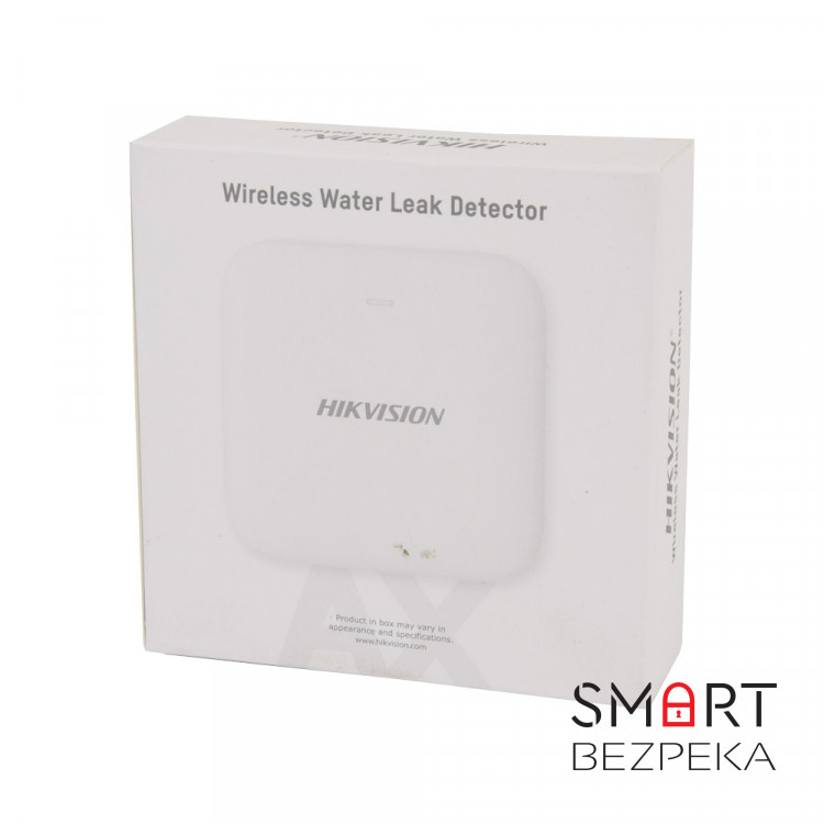 Бездротовий датчик затоплення Hikvision DS-PDWL-E-WE AX PRO