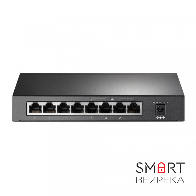 PoE-комутатор TP-Link TL-SG1008P 8-портовий гігабітний з 4 PoE+ портами некерований