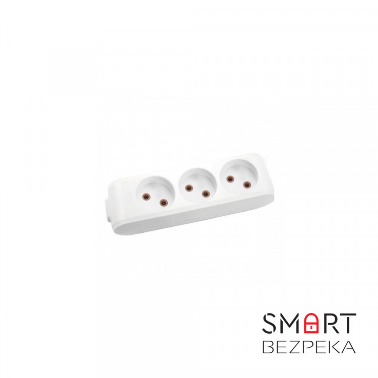 Колодка Sokol на 3 гнезда без заземления