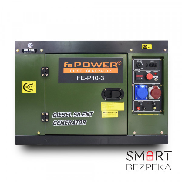 Дизельний генератор FE Power P10-3 максимальна потужність 8.5 кВт