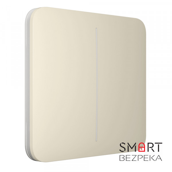 Вимикач Ajax LightSwitch 2-gang Ivory двоклавішний