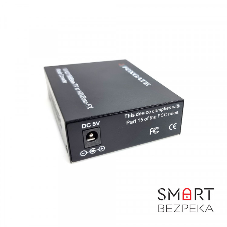 Медіаконвертер FoxGate EC-Q-1G-1SM-1550nm-20 км