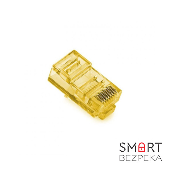 Конектор ATIS UTP RJ45 8 піновий жовтий (1 шт.)