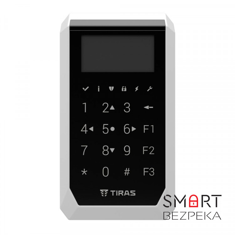 Сенсорная клавиатура TIRAS Technologies K-PAD OLED для управления охранной системой Orion NOVA II
