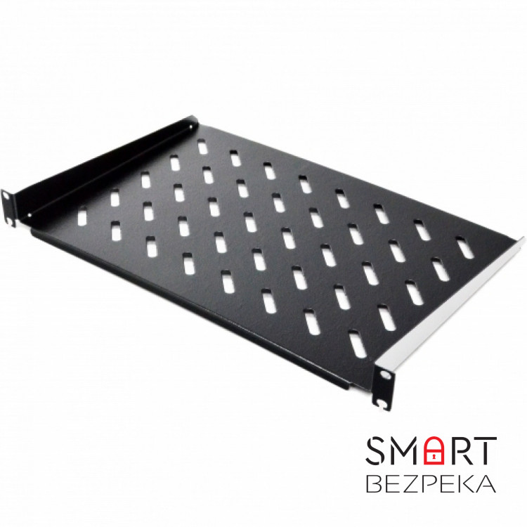 Полка консольная CMS UA-SHC350B 19" 1U 350 мм черная