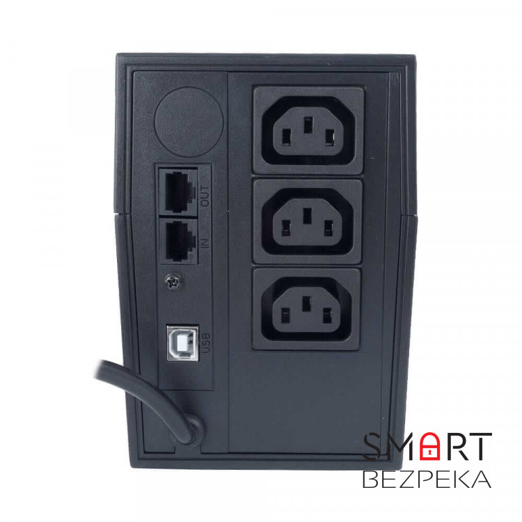 Джерело безперебійного живлення Powercom RPT-600AP IEC 600ВА / 360Вт лінійно-інтерактивне