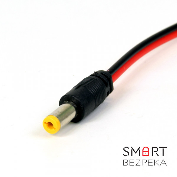 Разъем питания (папа. male) Power jack 2.1*5.5mm с проводом 20 см