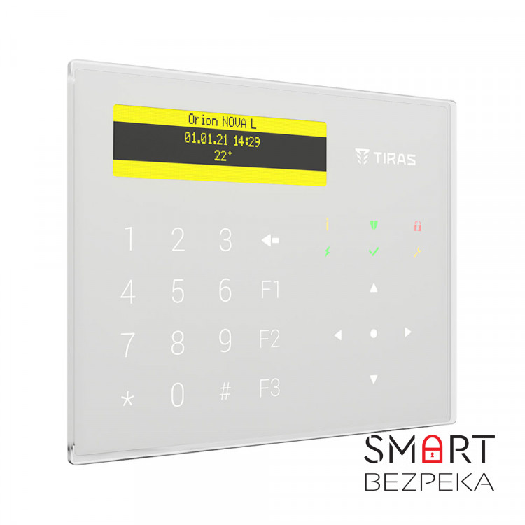 Клавіатура K-GLCD (white)