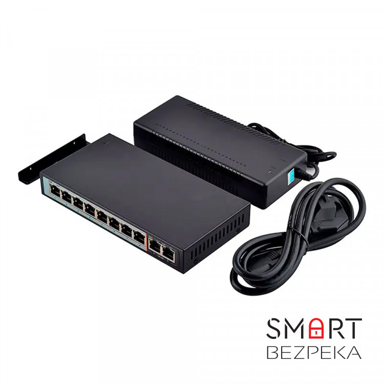 PoE-комутатор FoxGate S6008-G2-AI POE Watchdog 8-портовий некерований