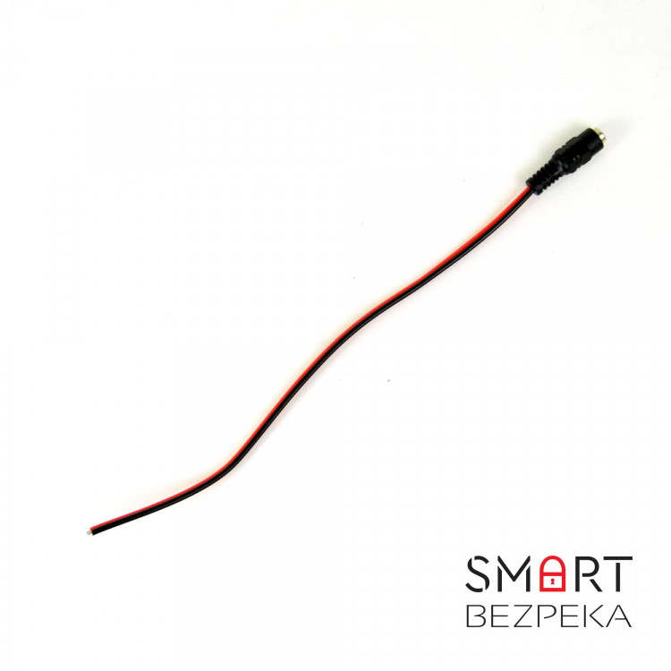 Роз'єм живлення (мама, female) Power jack 2.1*5.5mm з дротом 20 см