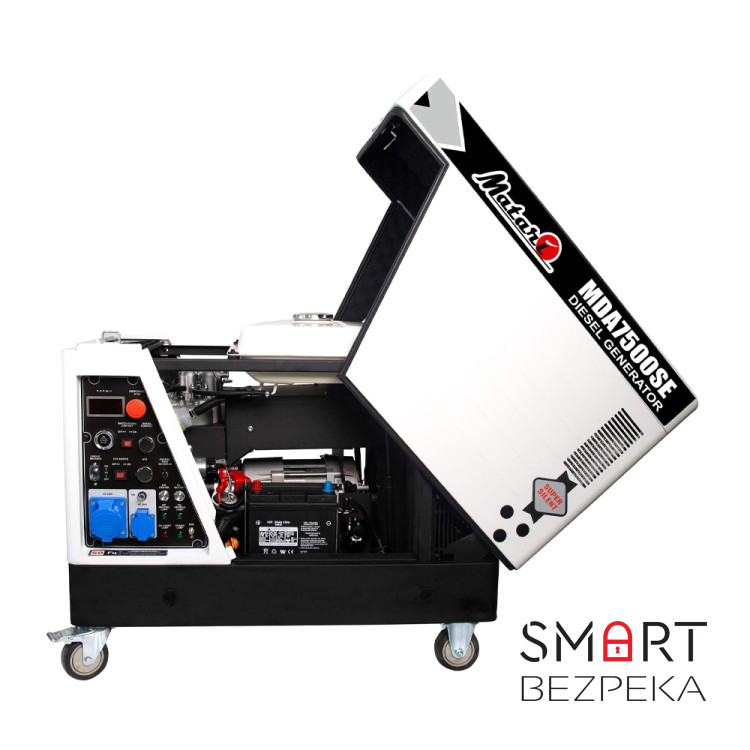 Дизельний генератор MATARI MDA7500SE максимальна потужність 7.5 кВт