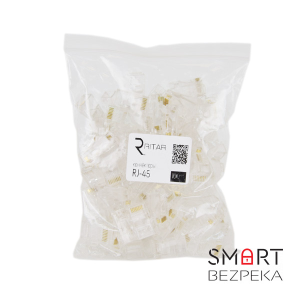 Конектор UTP RJ45 8 піновий (100 шт.)