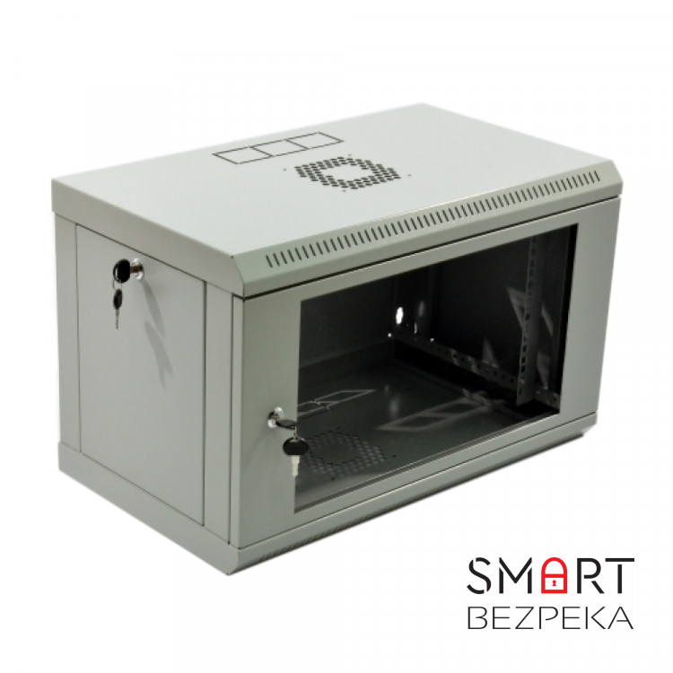Шкаф серверный CMS 6U 600 x 350 x 373 UA-MGSWL635G для сетевого оборудования