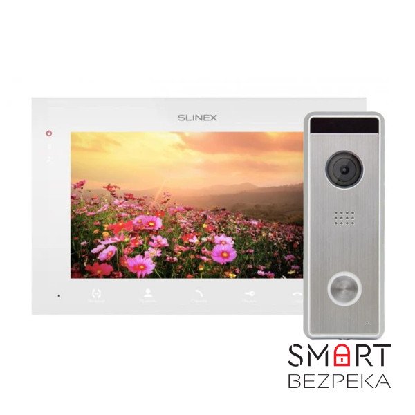 Комплект видеодомофона Slinex SQ-07MTHD white + Tantos Triniti HD