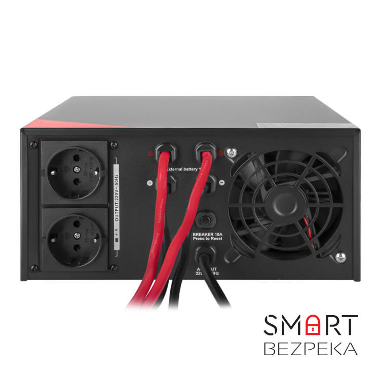 Джерело безперебійного живлення Logicpower LPM-PSW-1500VA Black 12V (1050 Вт) з правильною синусоїдою