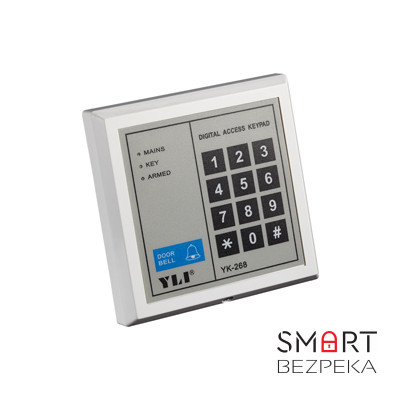 Кодова клавіатура Yli Electronic YK-268 з сенсорними кнопками