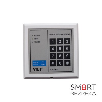 Кодовая клавиатура Yli Electronic YK-268 с сенсорными кнопками