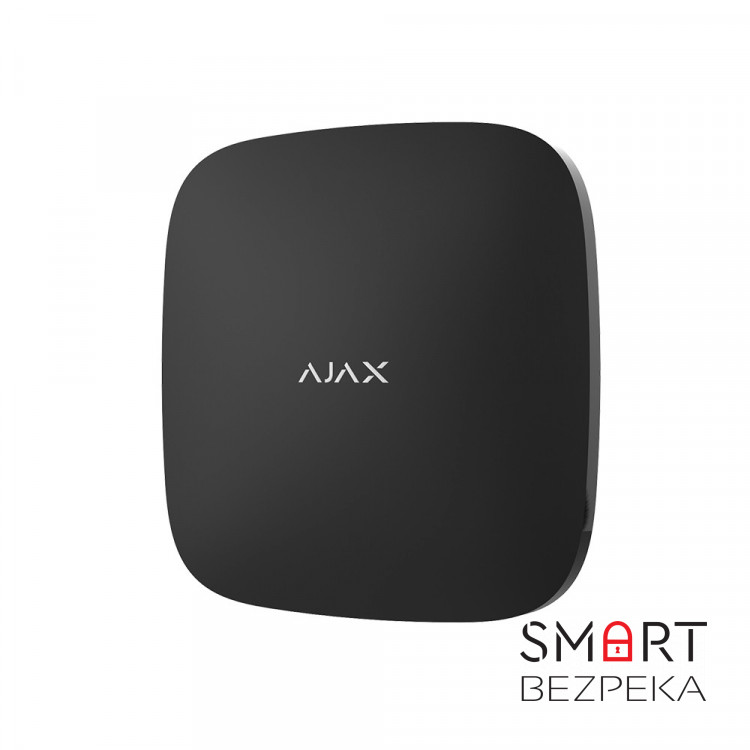 Интеллектуальная централь Ajax Hub Plus black с поддержкой 2 SIM-карт и Wi-Fi