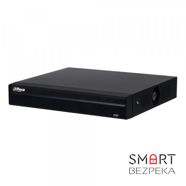 IP-видеорегистратор 4-канальный c PoE Dahua DHI-NVR1104HS-P-S3/H для систем видеонаблюдения