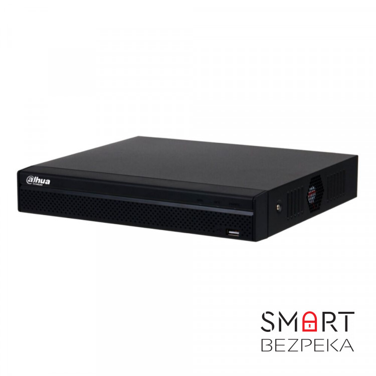 IP-відеореєстратор 4-канальний з PoE Dahua DHI-NVR1104HS-P-S3/H для систем відеоспостереження