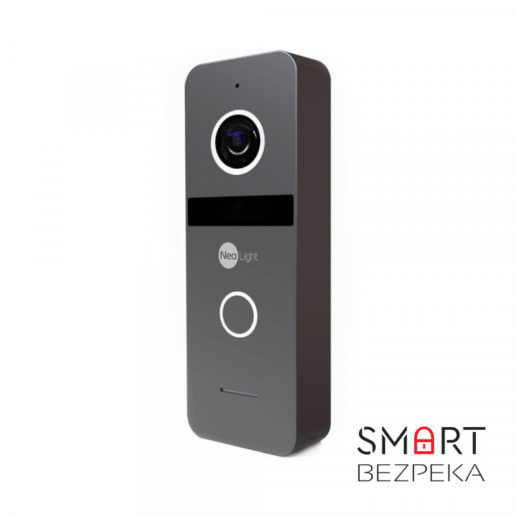 Комплект відеодомофона Neolight NeoKIT HD Pro Graphite: відеодомофон 7" з детектором руху і 2 Мп відеопанель
