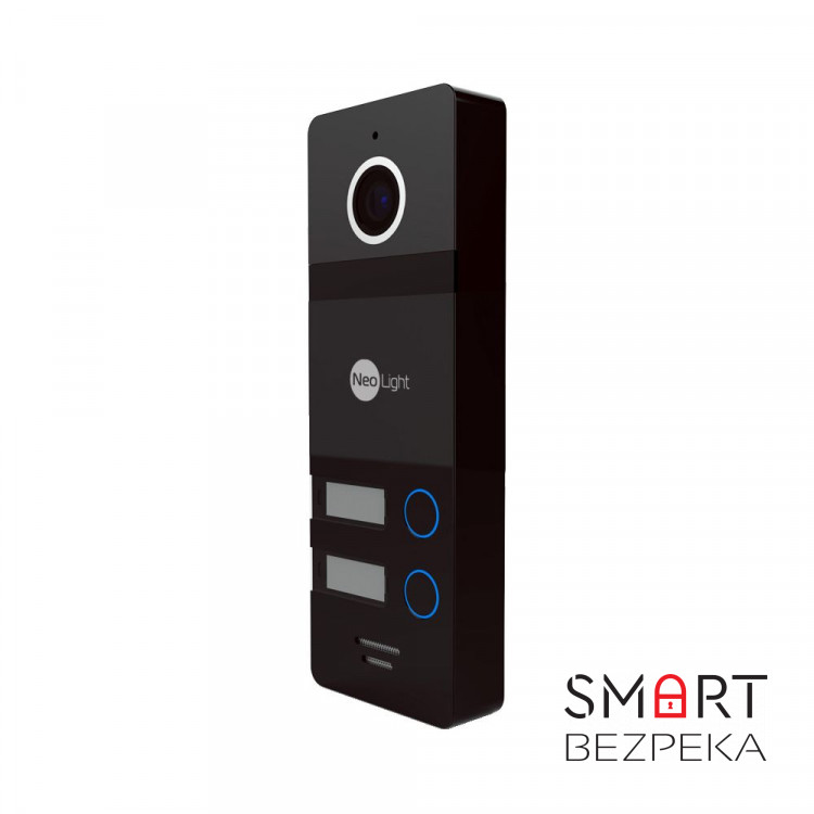 Відеопанель 2 Мп NeoLight MEGA/2 FHD Black на 2 абоненти