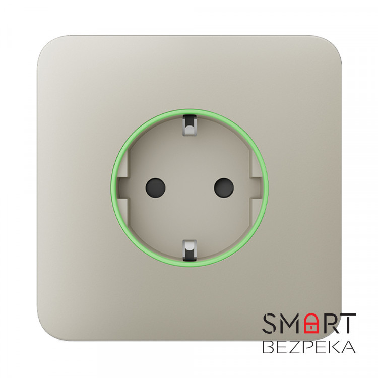 Передня панель Ajax SoloCover (type F) ivory для вбудованої розетки